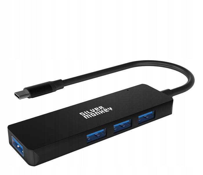 2X SILVER MONKEY USB-C Hub 4x USB 3.0