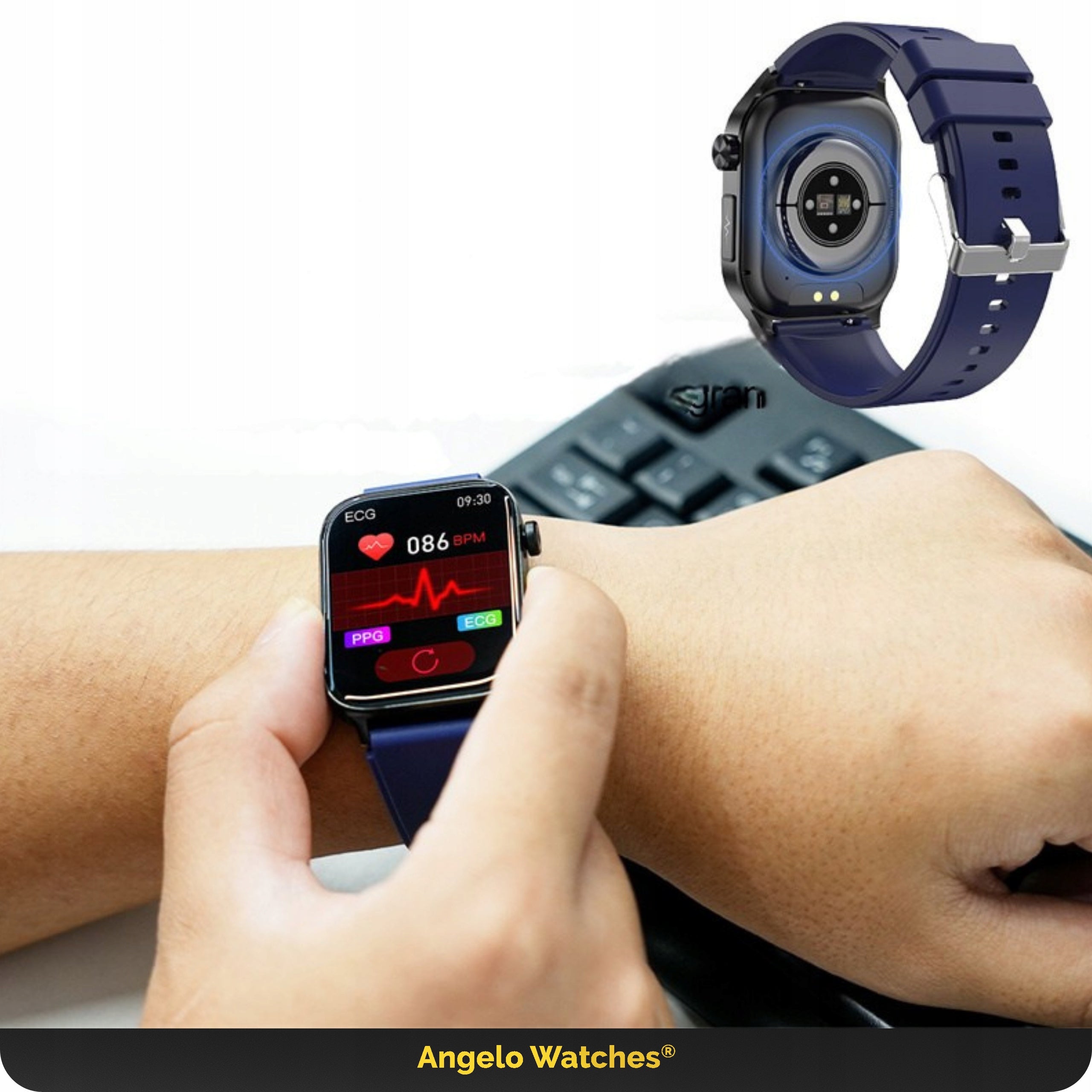 2X SMARTWATCH FOR SENIOR ECG HRV CALL PRESSURE HEART RATE MENU PL + FREEBIE Model other