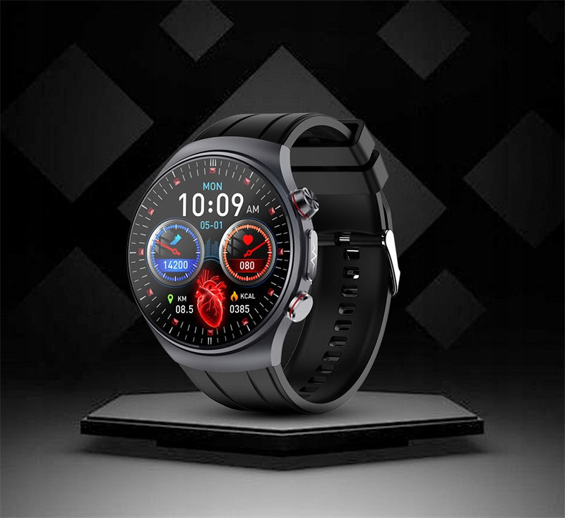 2X SMARTWATCH MEN'S CARDIOWATCH EKG HRV PULSE PPG CONVERSATION NOTIFICATION MENU Brand Angelo Watches