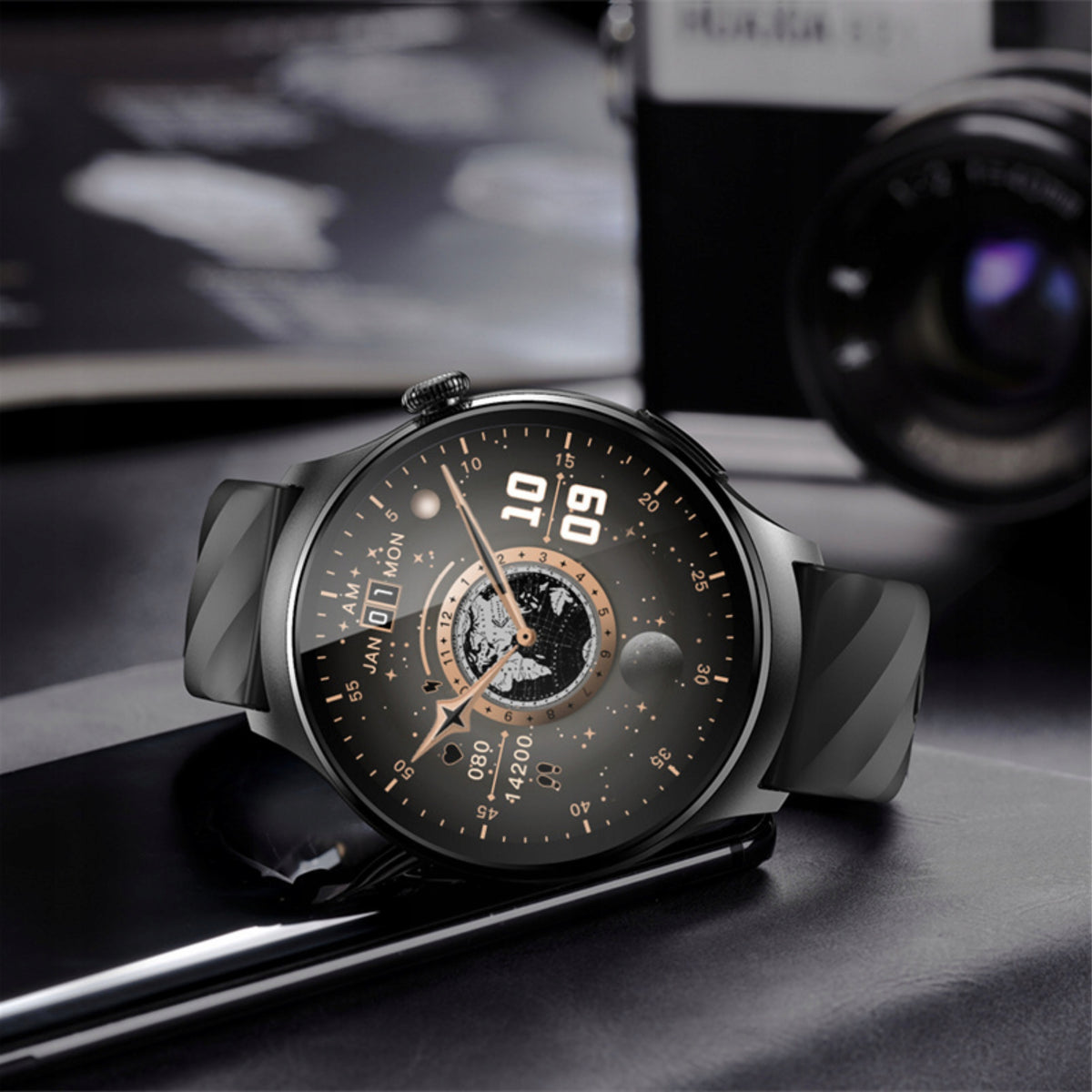 2X SMARTWATCH MEN'S WATCH CARDIOWATCH EKG HRV TALK SPORT PULSE MENU PL Model other