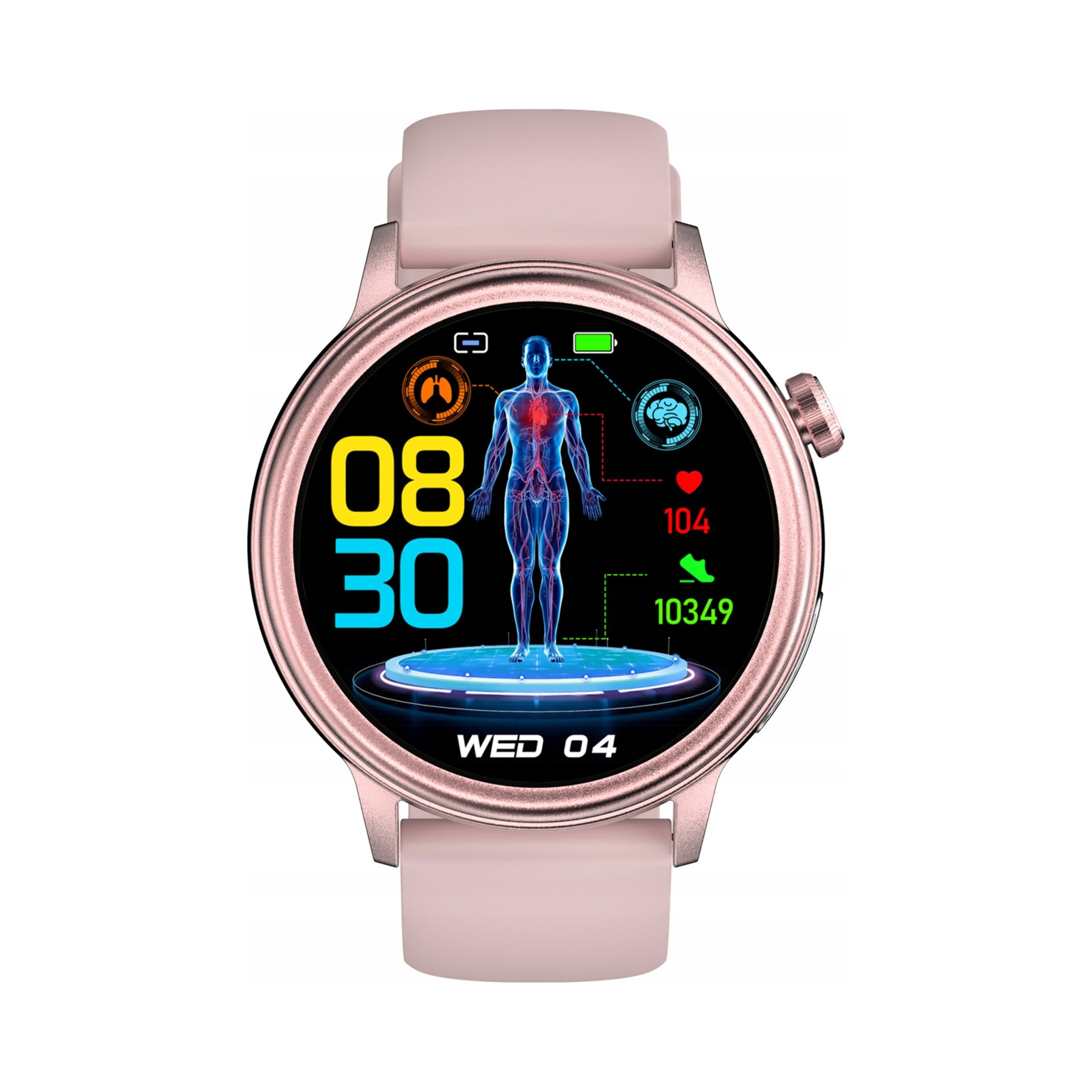 2X SMARTWATCH WATCH CARDIOWATCH EKG HRV PRESSURE HEART RATE TALK MENU POLS