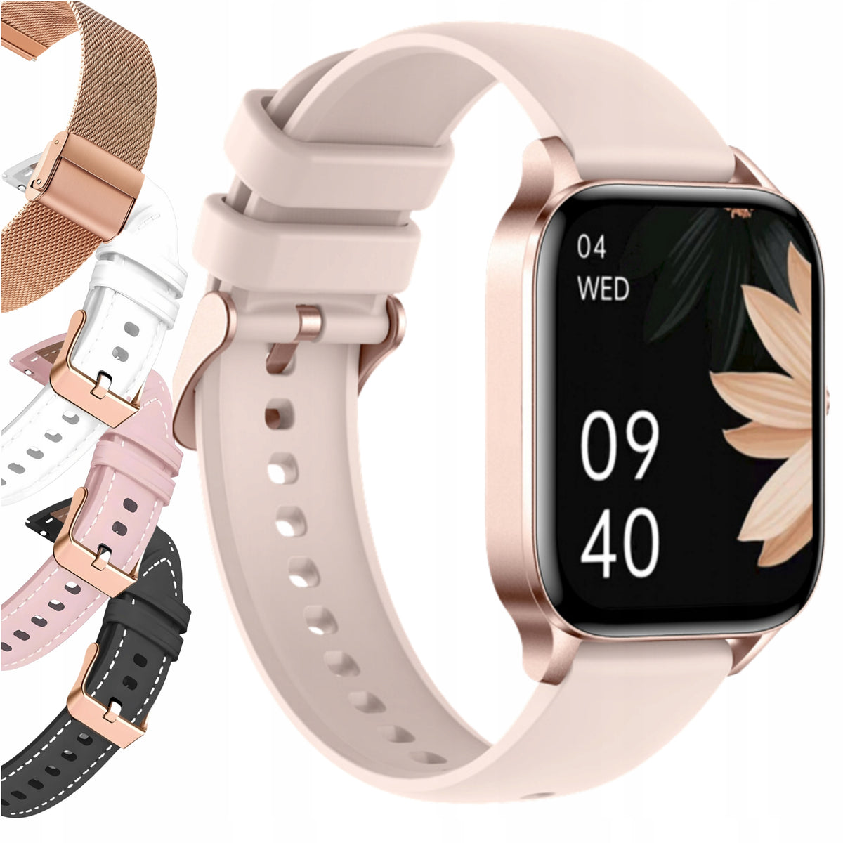 2X SMARTWATCH WOMEN'S WATCH POLISH MENU PL TALK NOTIFICATIONS FOR KOBI Brand Angelo Watches