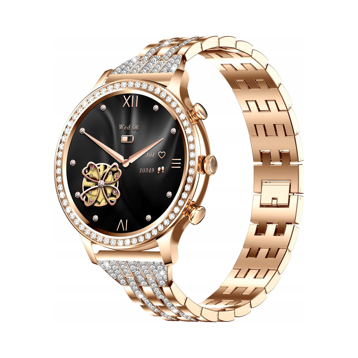 2X SMARTWATCH WOMEN'S WATCH RHINESTONES CONVERSATION NOTIFICATIONS PRESSURE MENU