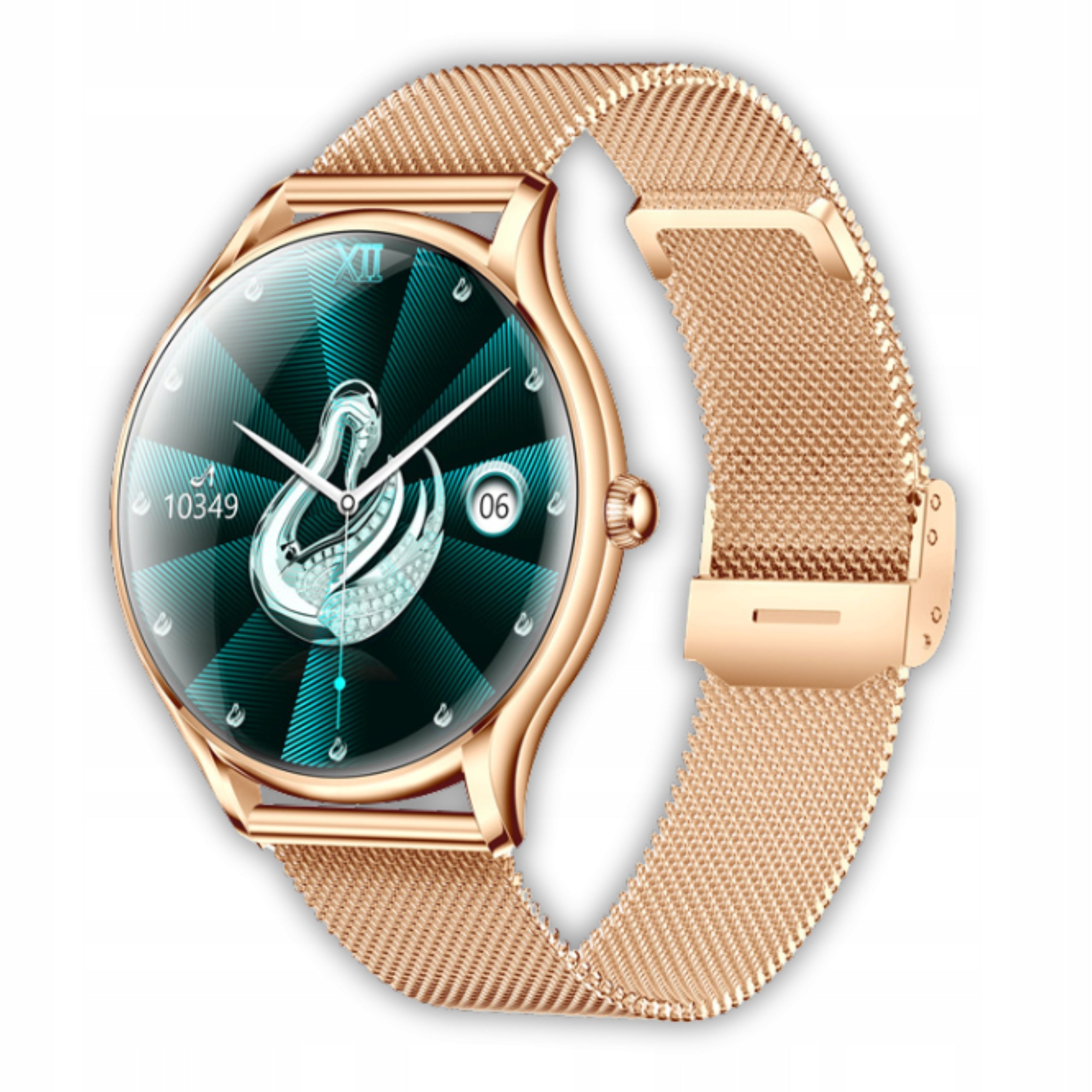 2X SMARTWATCH WOMEN'S WATCH TALK PRESSURE PULSE SPORT MENU PL 4 STRIPES Brand Angelo Watches