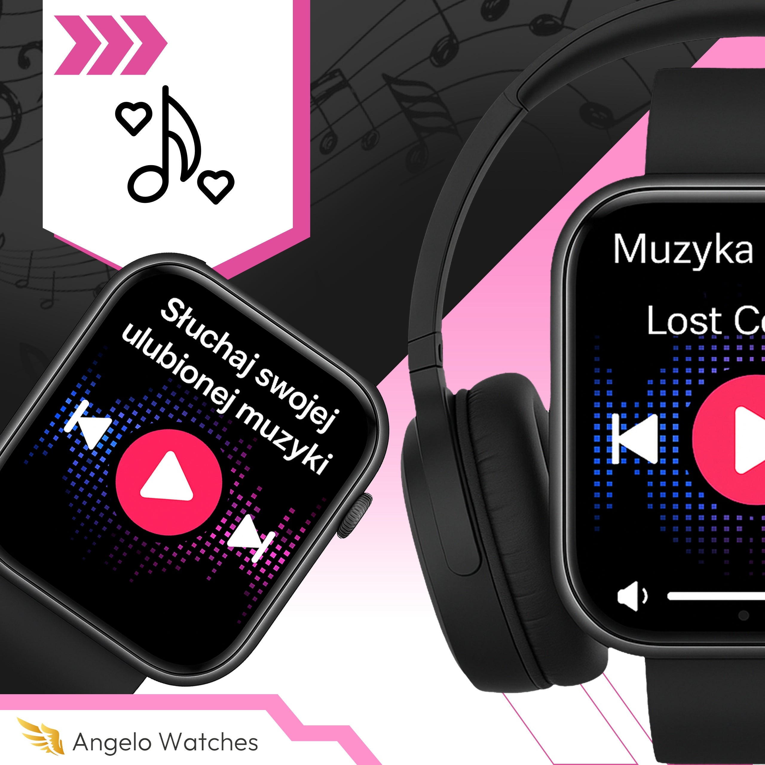 2X SMARTWATCH WOMEN'S WATCH TALK SMS SPORT HEALTH GOLD MENU PL + GRAT Model other