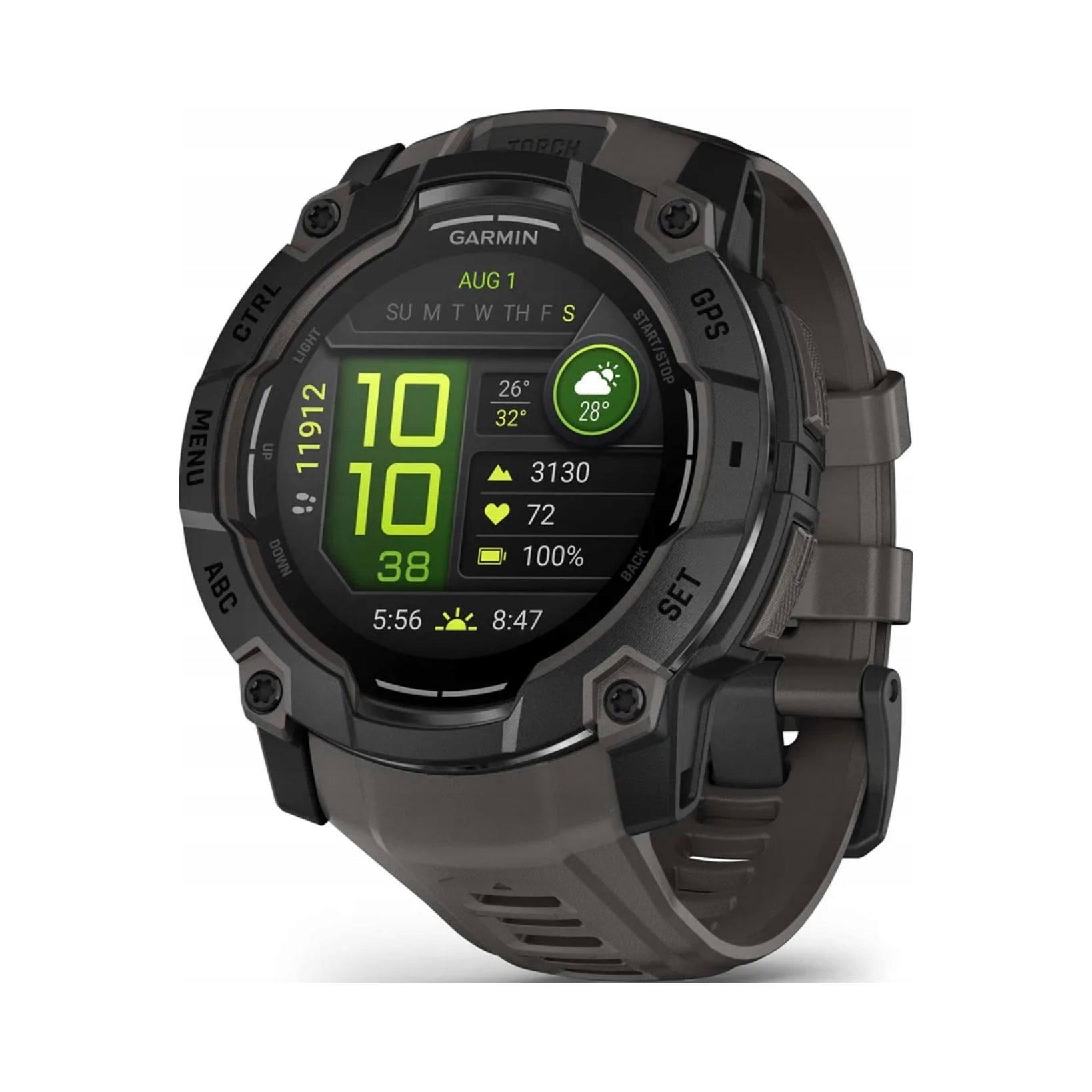 2X SPORTS WATCH GARMIN INSTINCT 3 50MM AMOLED 1,3'' 10ATM BLACK