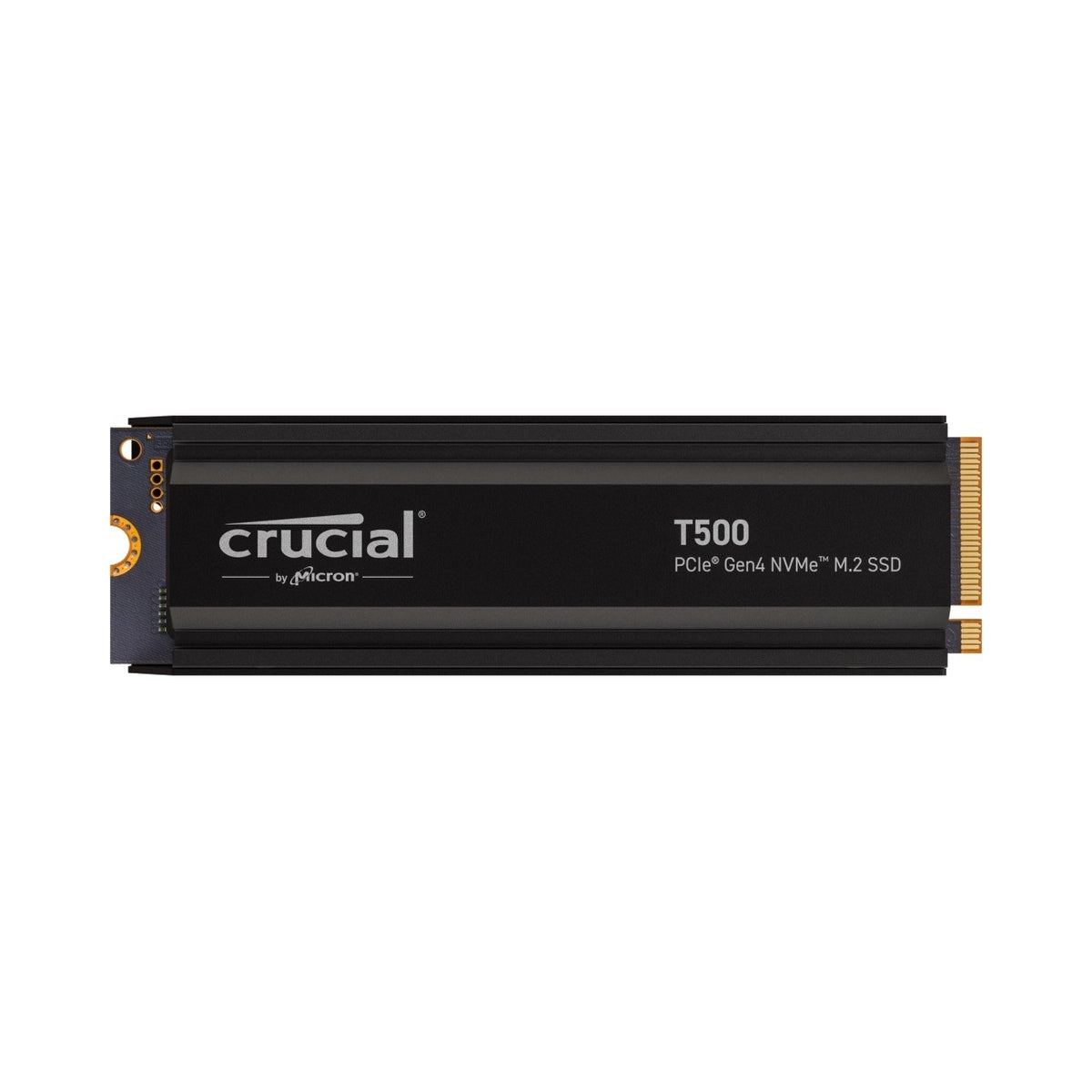 2X SSD Crucial 4TB M.2 PCIe Gen4 NVMe T500 Heatsink