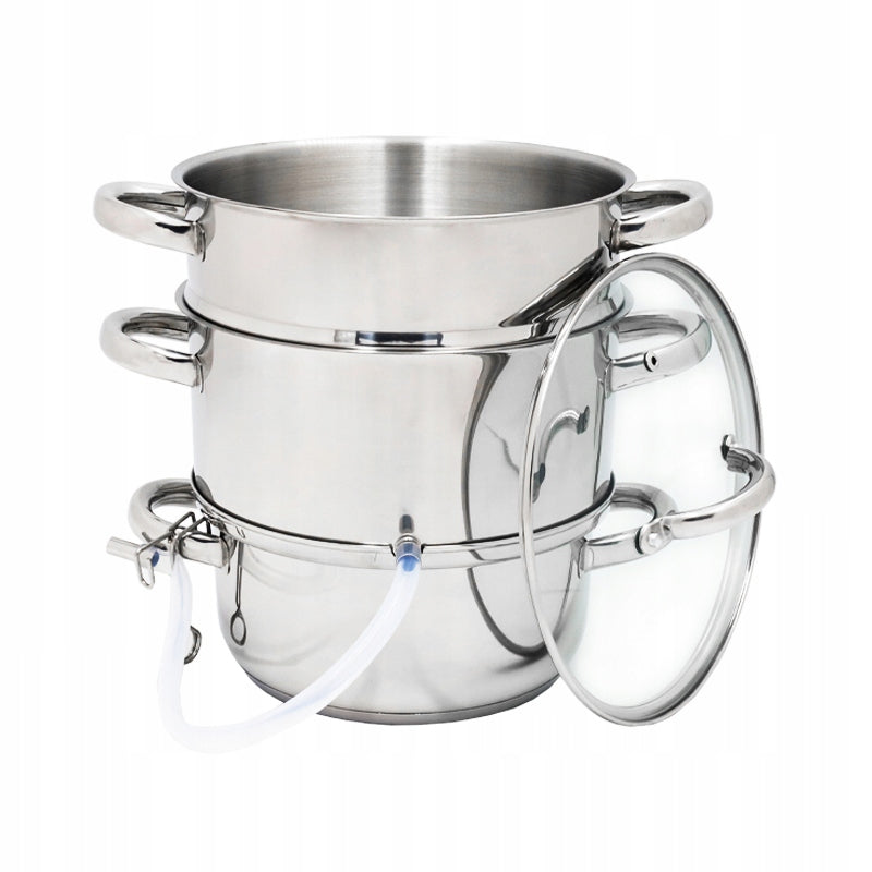 2X STEAM JUICER 5L STEEL INDUCTION GAS JUICE POT TOPFANN Manufacturer code 9005