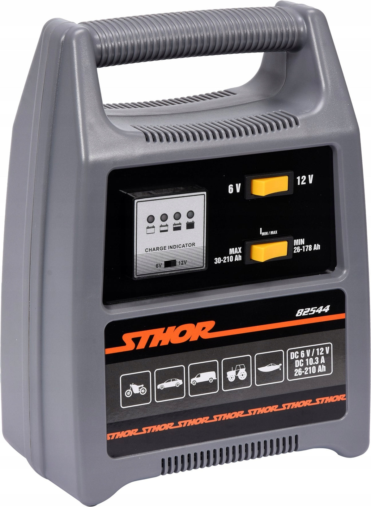 2X STHOR RECTIFIER 6/12V 12A 210Ah LED Brand Sthor