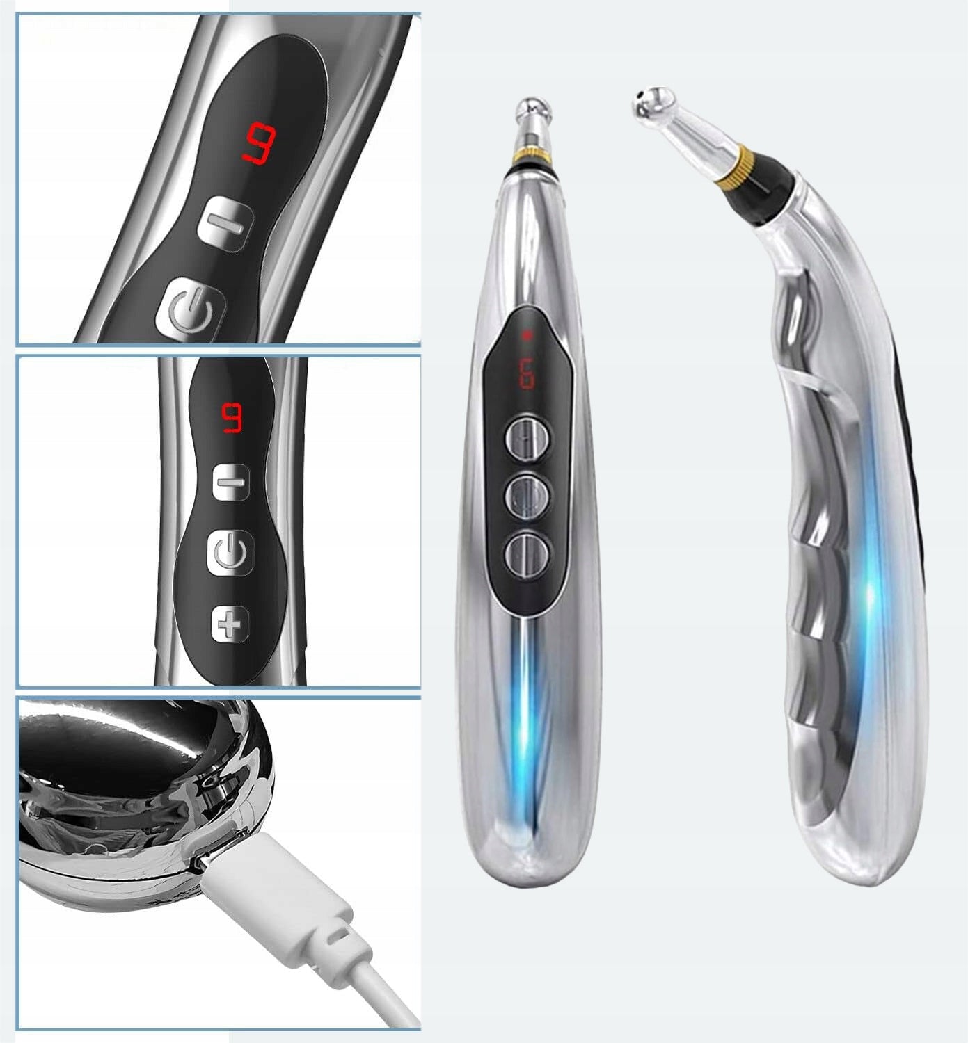 2X STRONG ACUPUNCTURE DEVICE ANALGESIC PAIN RELIEF 150MAH Model massage pen
