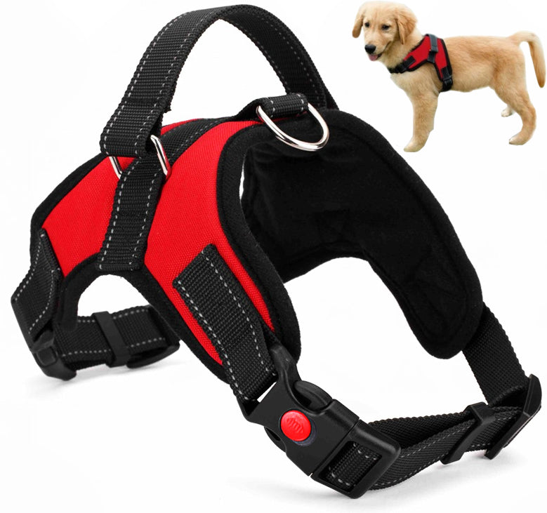 2X STRONG PRESSURE-FREE DOG HARNESS LIGHT S 50-62 CM Manufacturer code SZELK-02bcsX