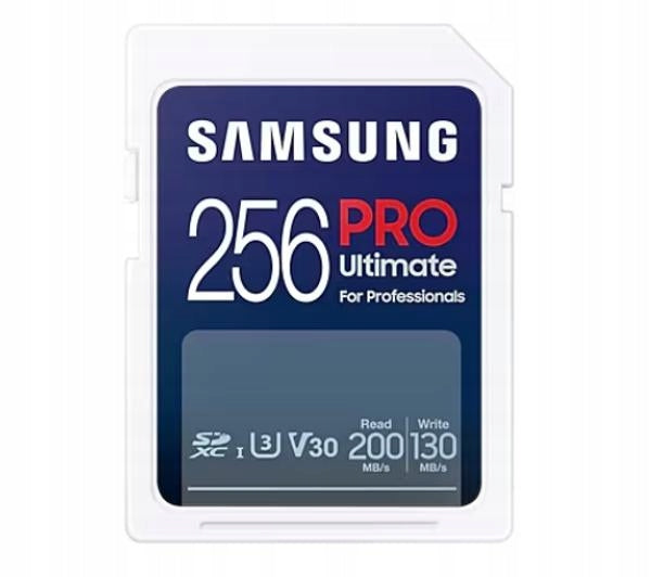 2X Samsung 256GB SDXC PRO Ultimate 200MB/s SD Card with Reader Manufacturer Samsung