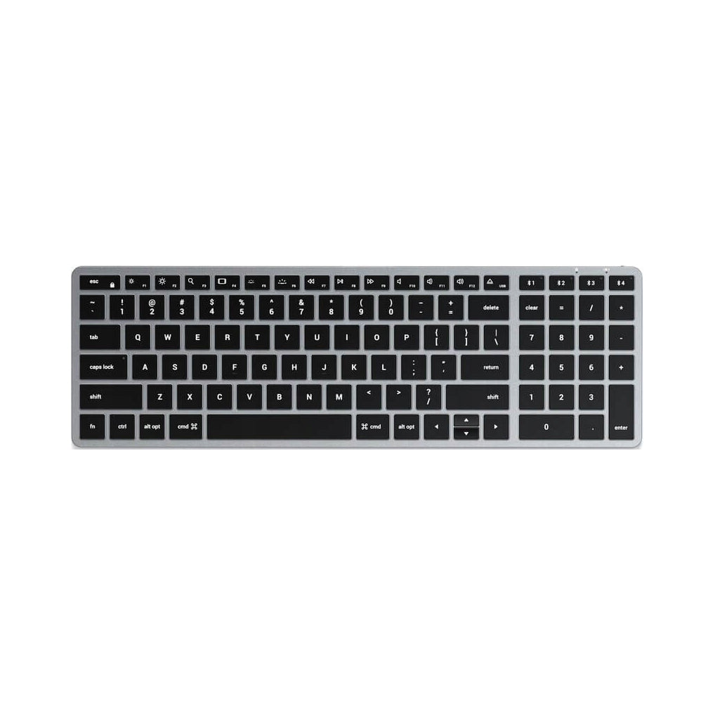 2X Satechi Slim X2 Bluetooth Backlit Keyboard with Numeric Layout