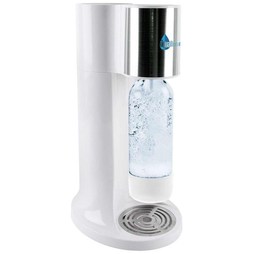 2X Saturator AQUADREAM siphon bottle for sparkling water gassing white
