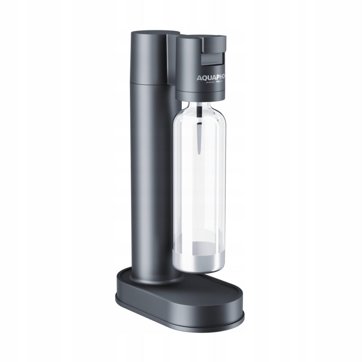 2X Saturator AQUAPHOR PEARL for Water Gasification Black + Bottle + Bottle with Ga Brand Aquaphor