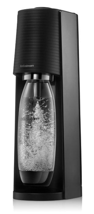 2X Saturator SodaStream Terra black 2 bottles + CO2 + recipe e-book Brand SodaStream