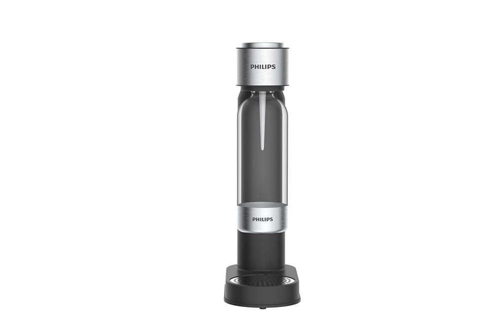 2X Saturator for water PHILIPS GoZero ADD4902BK/10 Black and silver Brand Philips