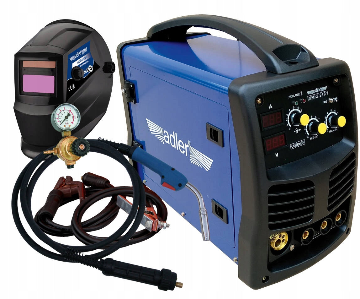 2X Semi-automatic welding machine MIG MAG ADLER INMIG252 Brand ADLER