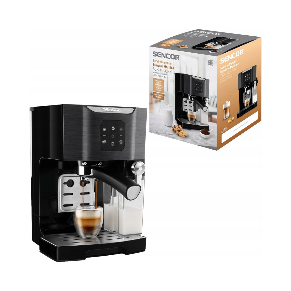 2X Sencor SES 4040BK, lever express