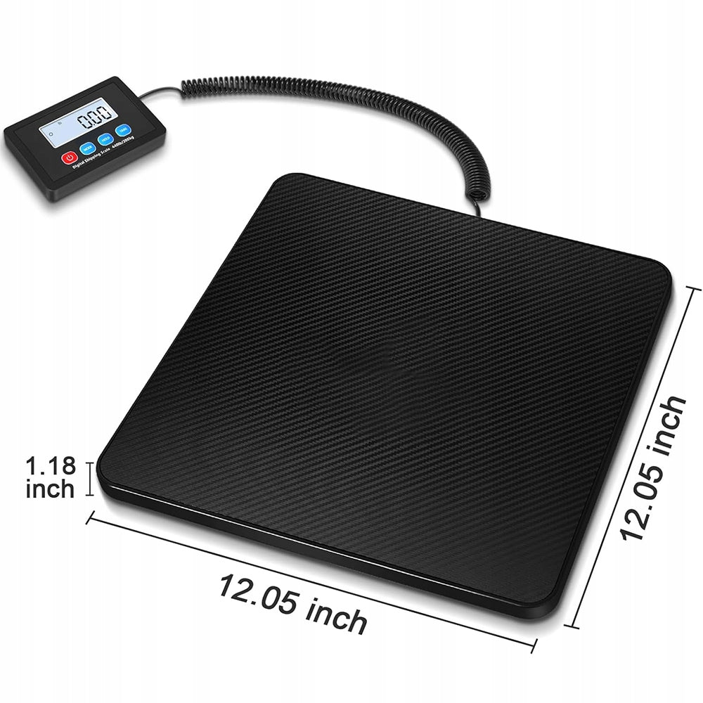 2X Shipping Scale Digital Postal Scale 440 Pounds 30.7*30.7 Pack AC/DC L Manufacturer code Cyfrowa waga elektroniczna sdvfgd