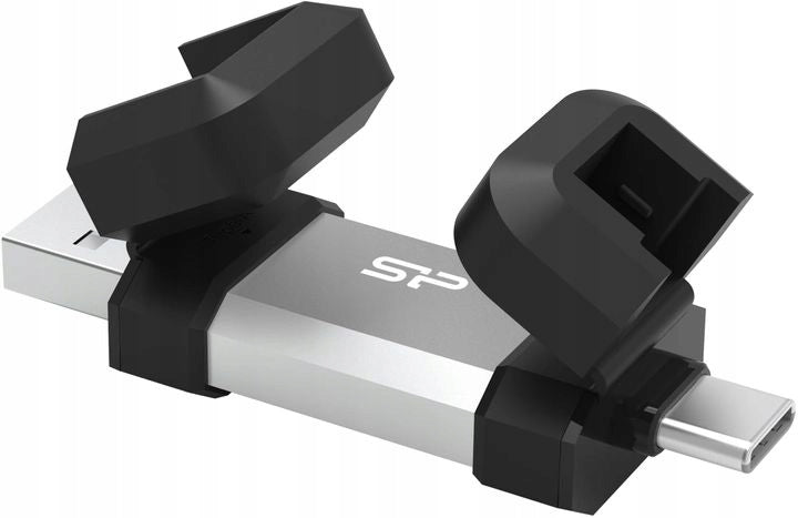 2X Silicon Power Mobile C51 128GB USB-A USB-C 120 MB/s Silver Color silver