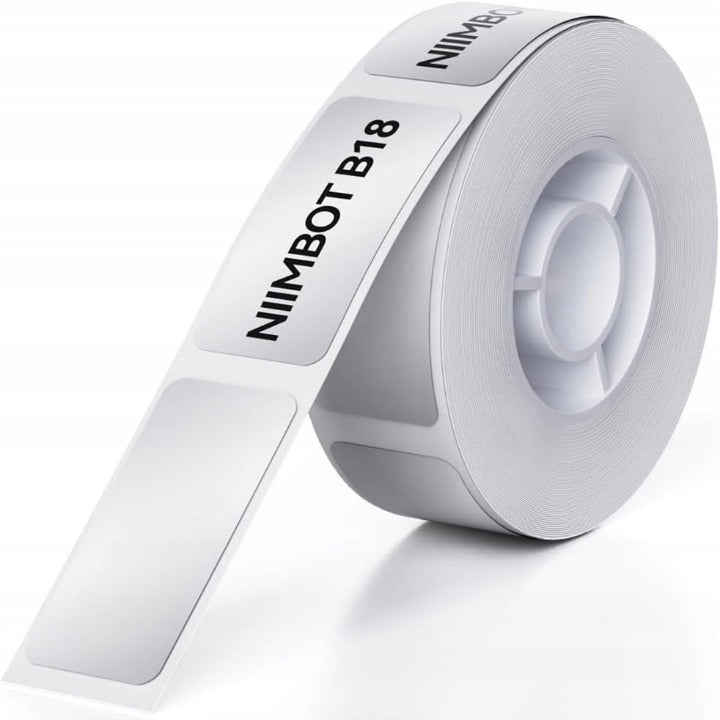 2X Silver Labels Self Adhesive Stickers for Printer Niimbot B18 N1 14x50