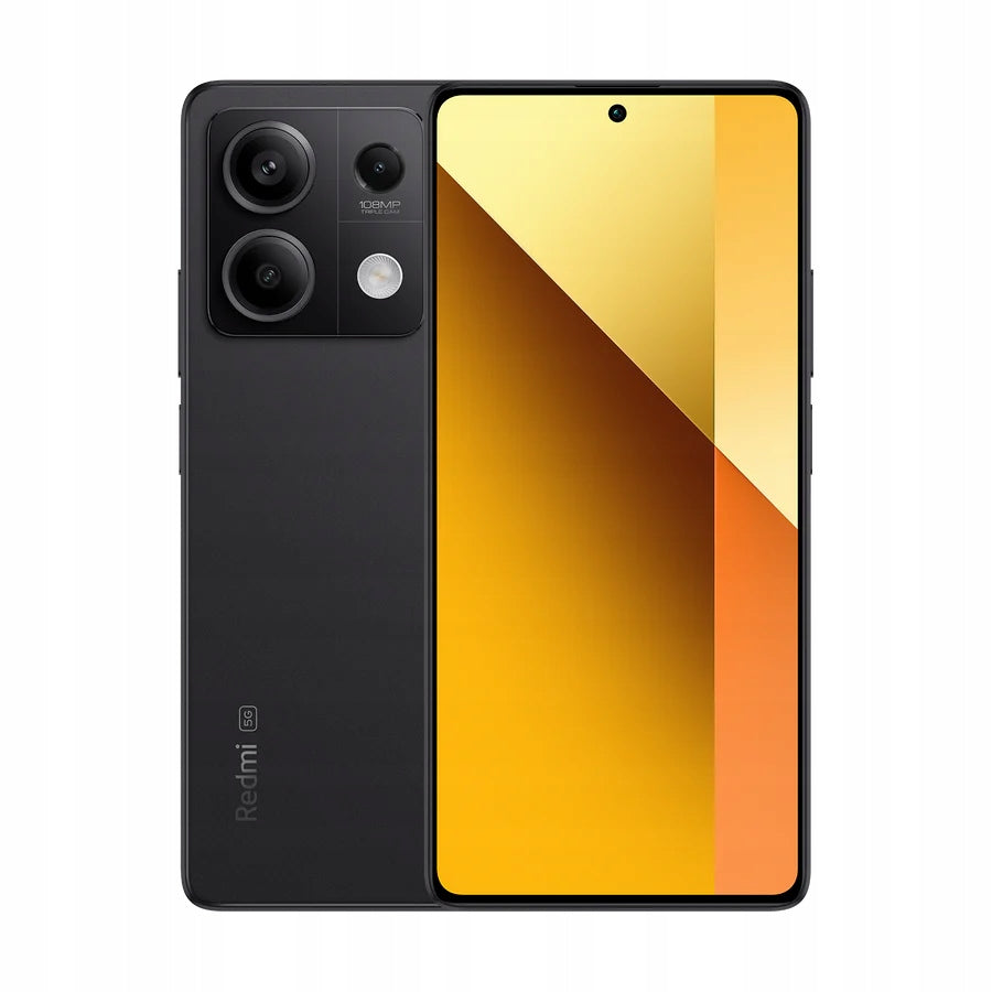 2X Smartphone XIAOMI REDMI NOTE 13 5G 6/128 Black DualSIM NFC 120Hz AMOLED Built-in memory 128 GB