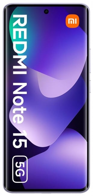 2X Smartphone Xiaomi Redmi Note 15 5G 6/128GB Purple Built-in memory 128 GB