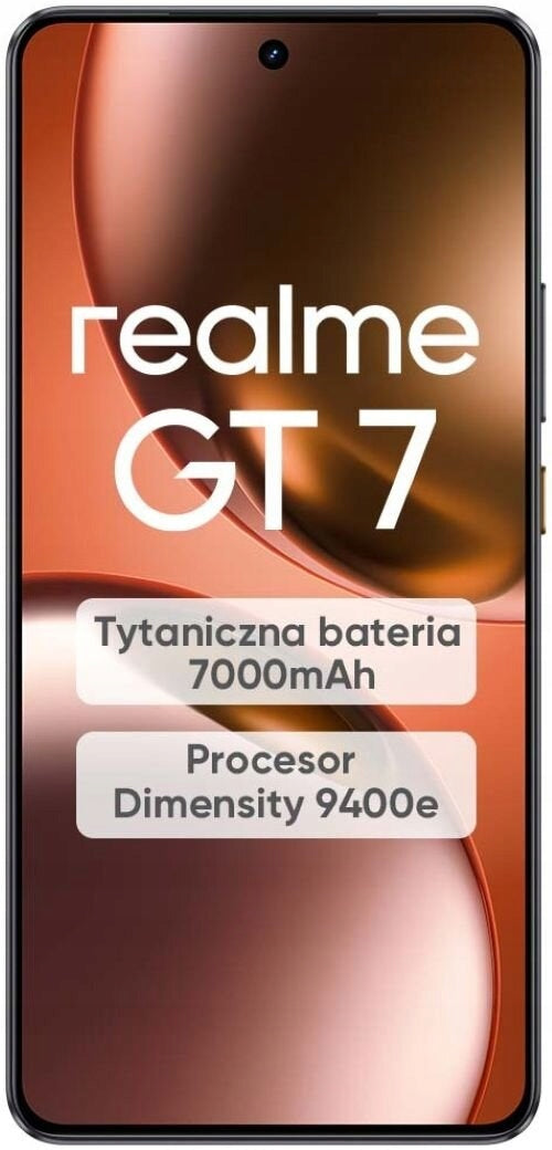 2X Smartphone realme GT 7 12 GB / 512 GB 5G IceSense Black Built-in memory 512 GB