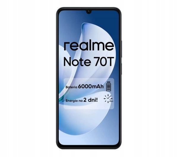 2X Smartphone realme Note 70T 4 GB / 128 GB 4G (LTE) black Brand Realme