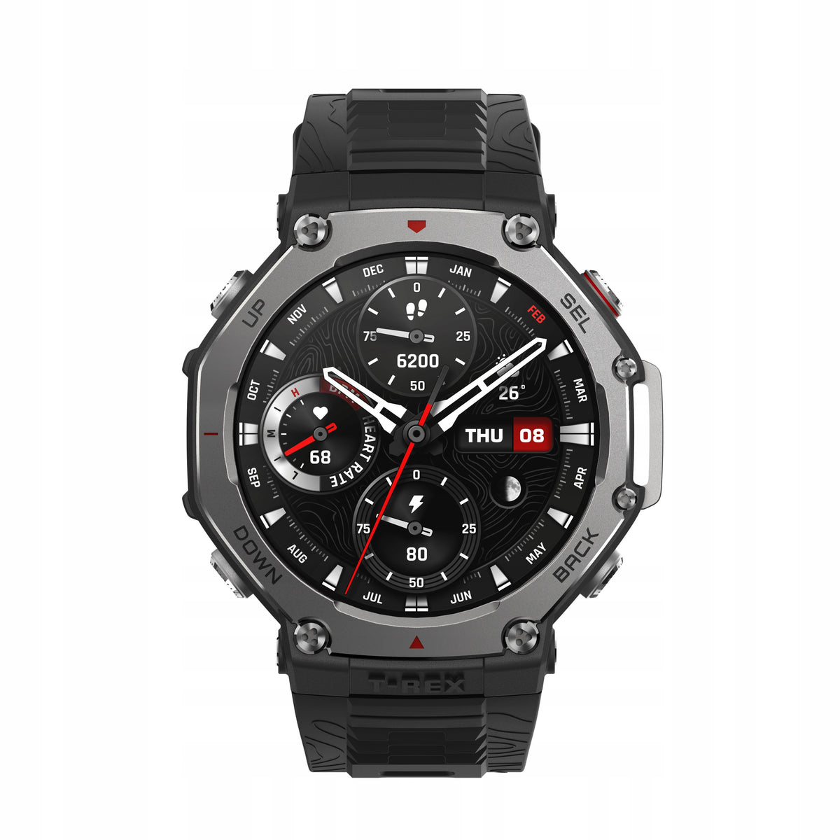 2X Smartwatch AMAZFIT T-Rex 3 Onyx Black Brand Amazfit