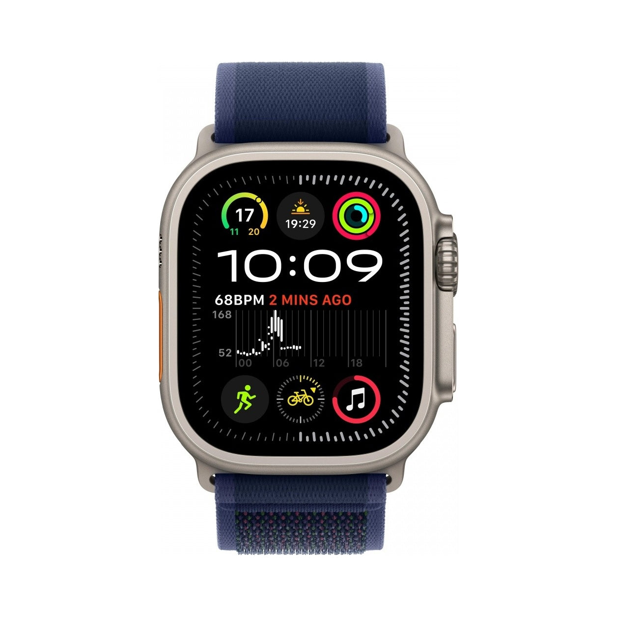 2X Smartwatch APPLE Watch Ultra 2 GPS + Cellular 49mm Titanium Case in ko