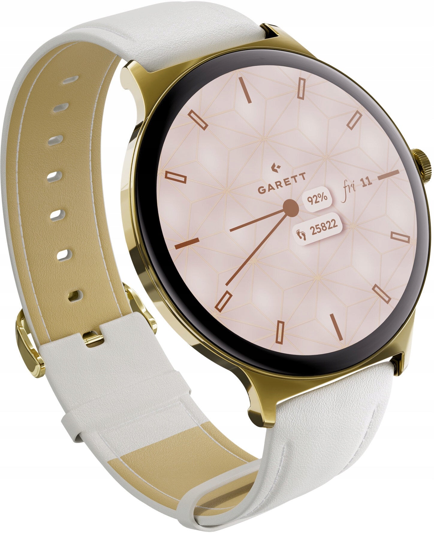 2X Smartwatch GARETT Verona 2 Gold steel Brand Garett