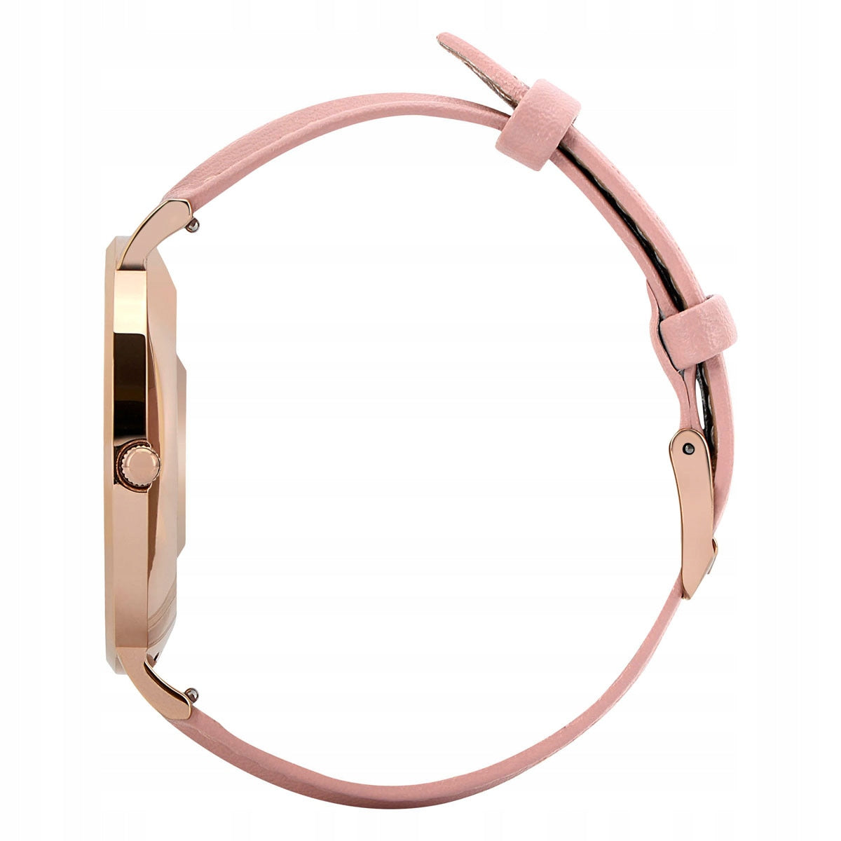 2X Smartwatch GARETT Verona women's watch Gold-pink leather strap Brand Garett
