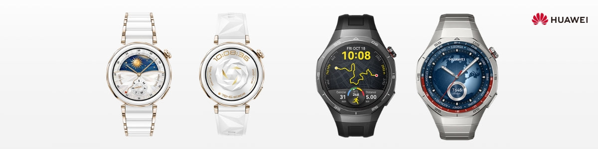 2X Smartwatch HUAWEI WATCH GT5 Pro Elite 46mm AMOLED NFC silver Brand Huawei