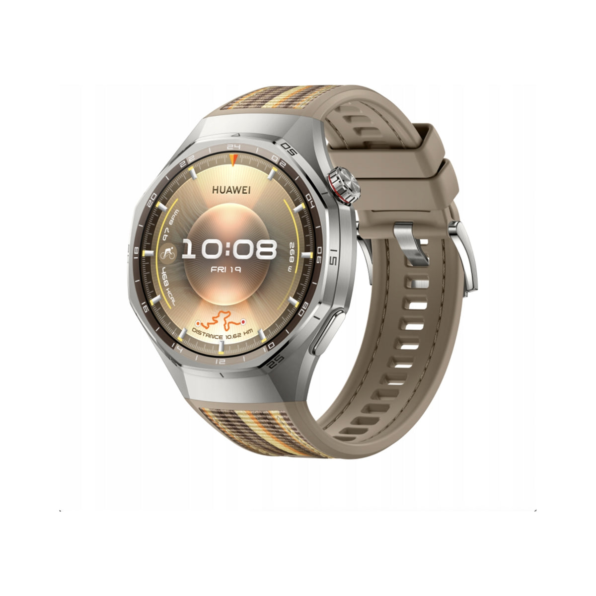 2X Smartwatch HUAWEI Watch GT 6 Pro 46mm Safari Brown