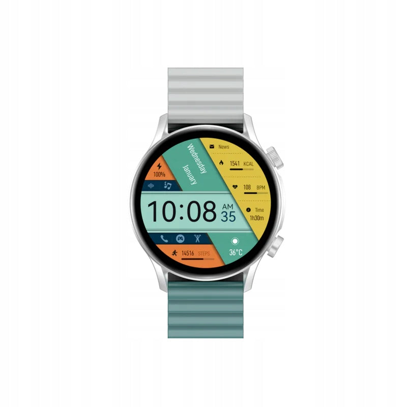 2X Smartwatch Kieslect Calling Watch Kr Pro Ltd silver YFT2057EU Brand Kieslect