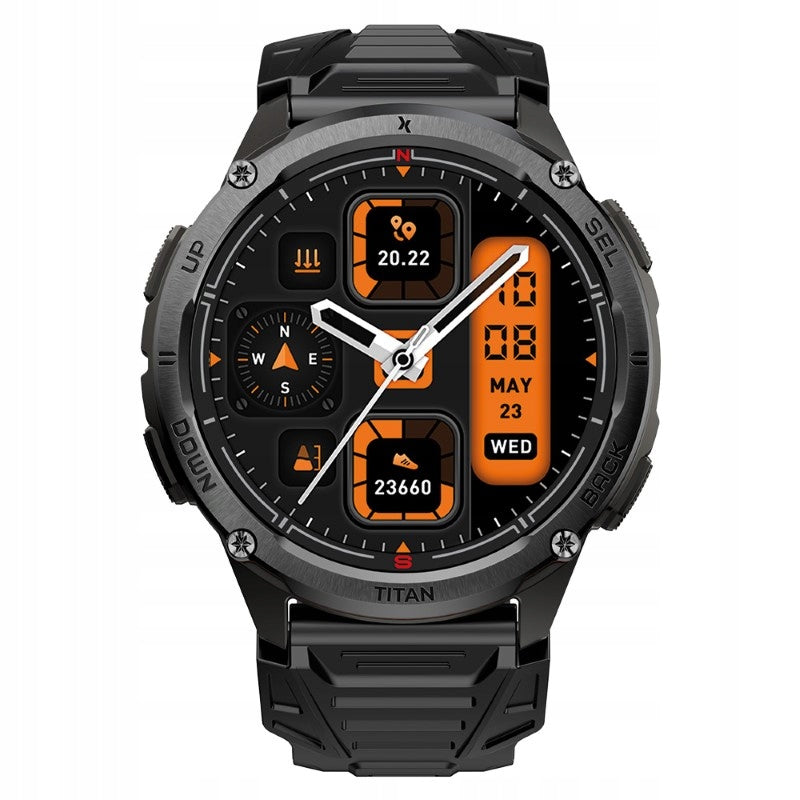 2X Smartwatch Maxcom FW111 Titan Chronos GPS Black Brand Maxcom