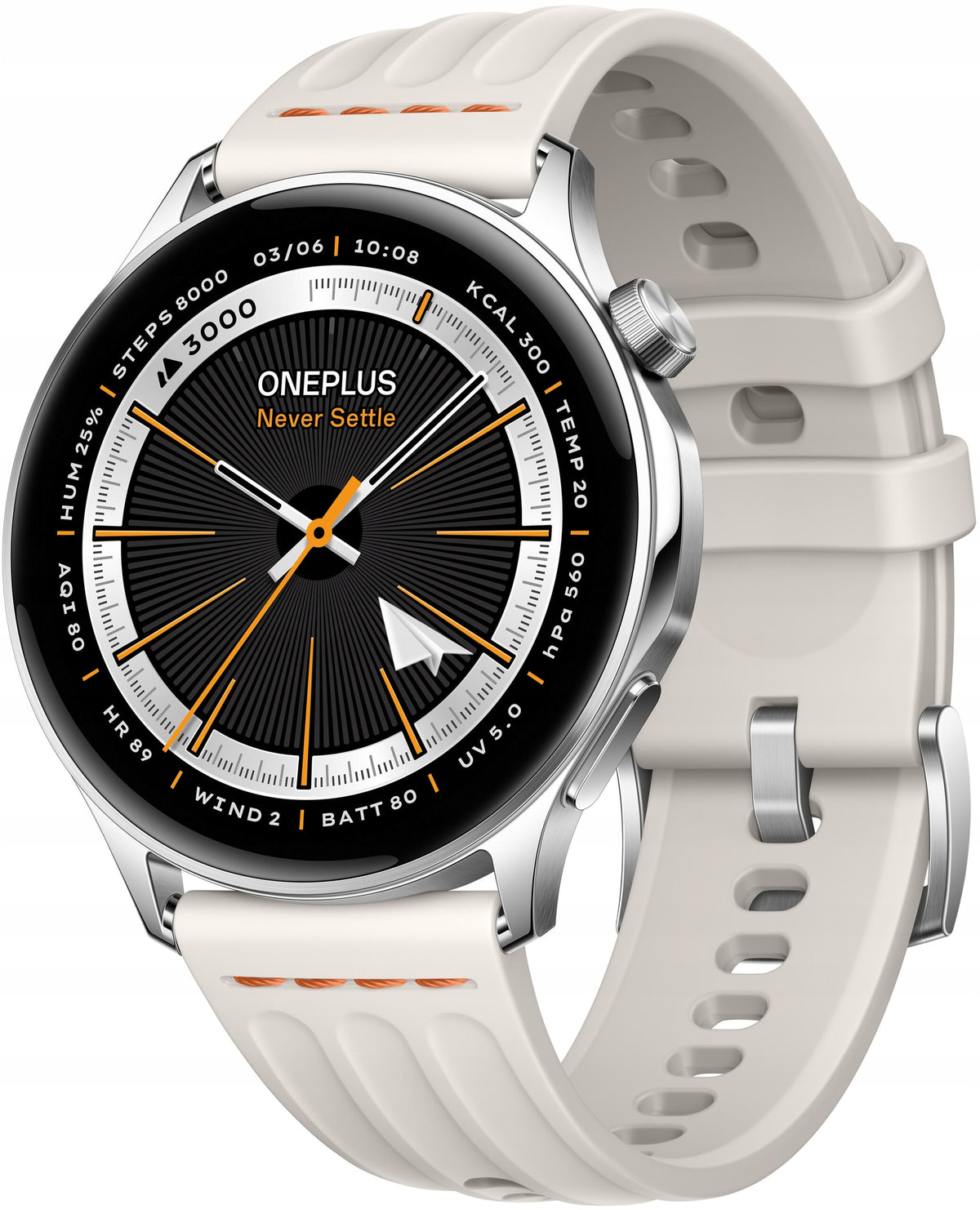 2X Smartwatch OnePlus Watch Lite Silver