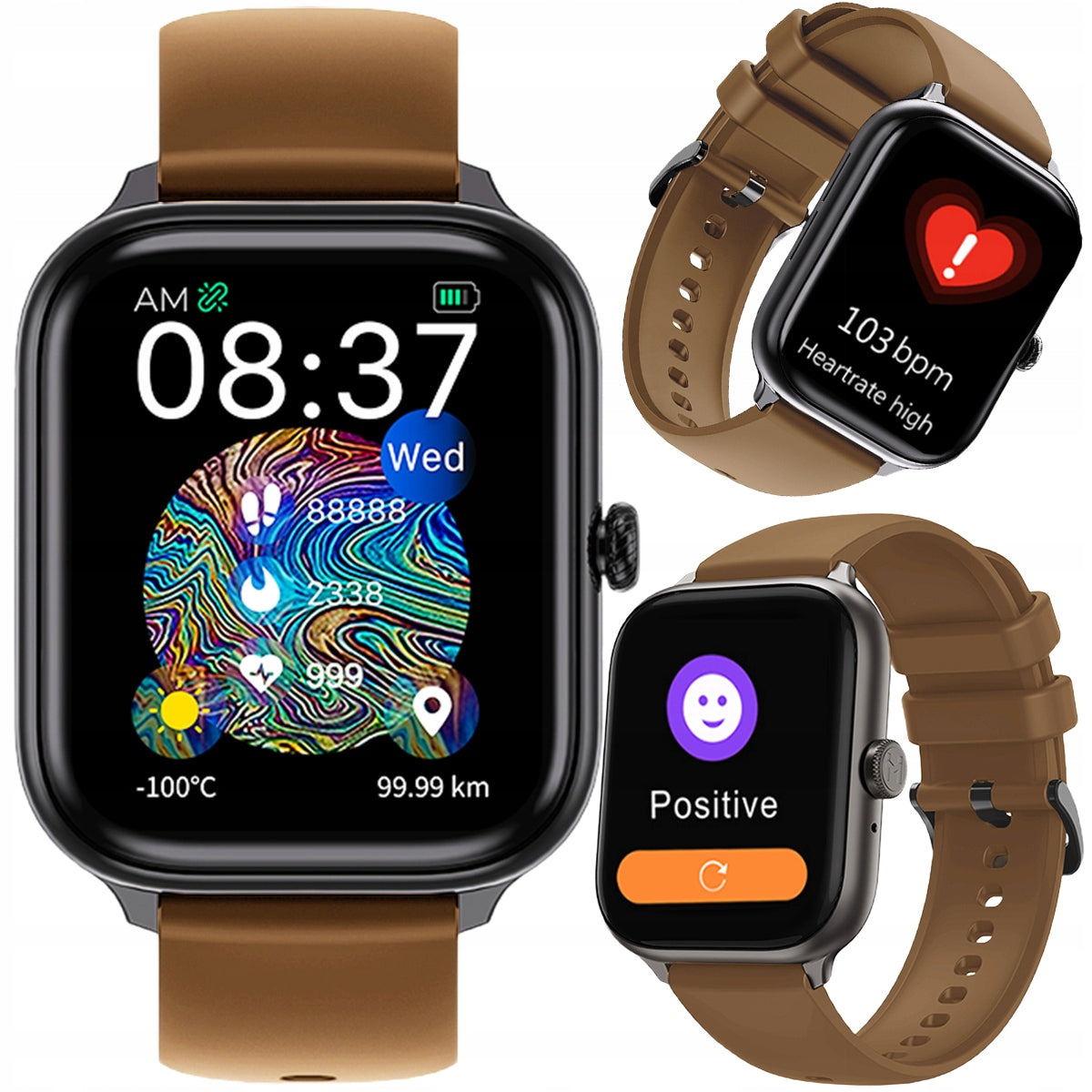 2X Smartwatch sports watch IMIKI ST1 1,78" AMOLED TALK BT 5.0 Brand IMILAB