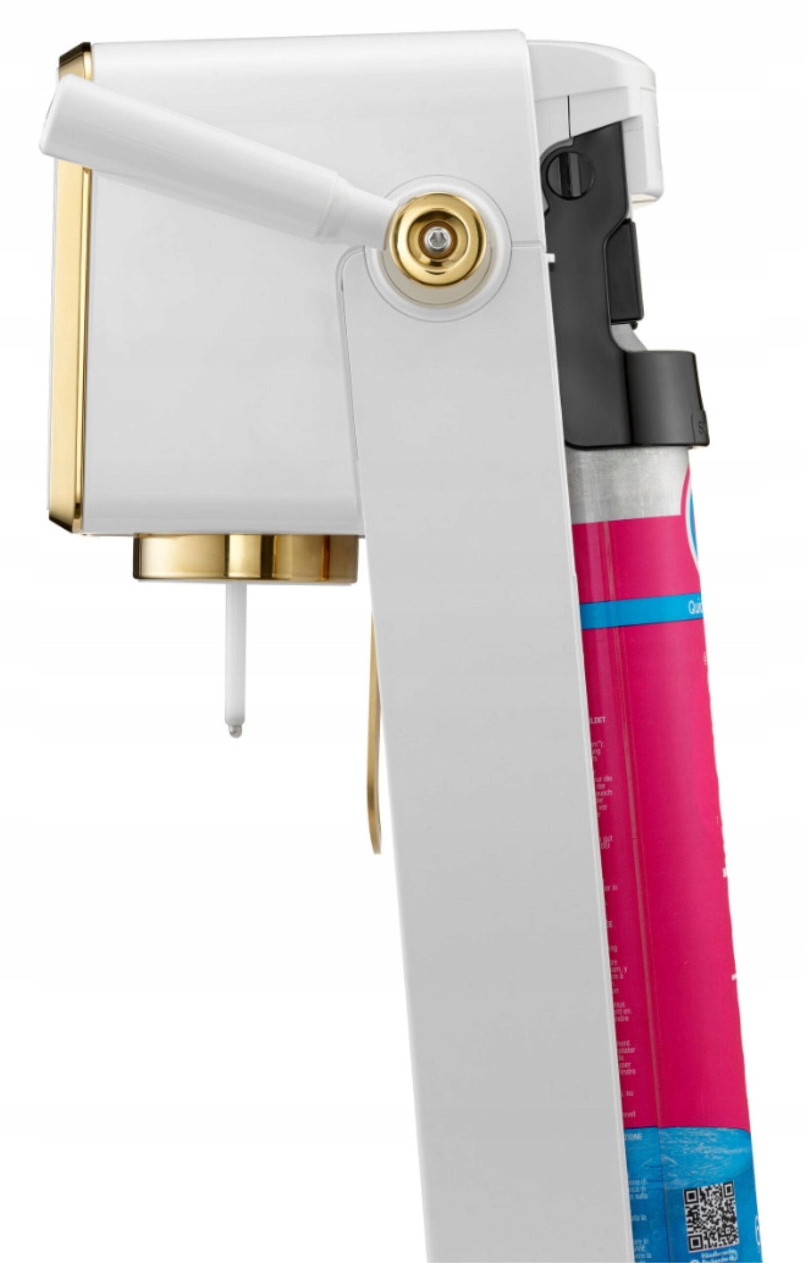2X SodaStream Saturator Art Set + 1 L Bottle + White and Gold Cartridge Dominant color white