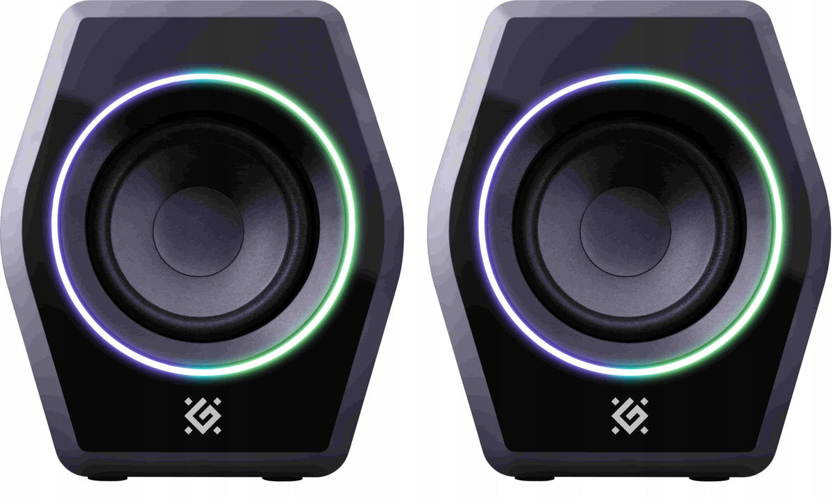 2X Speakers Defender SOLAR 9 2.0 10W Bluetooth USB RGB backlight Model other