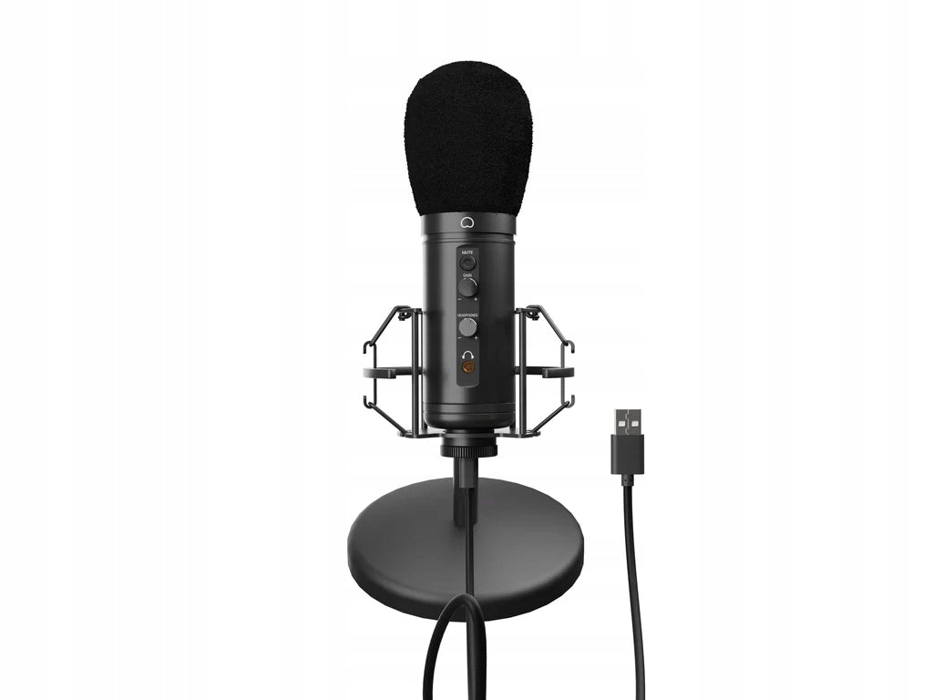 2X Studio Microphone GENESIS Radium 600 G2 USB Black Manufacturer code NGM-2091