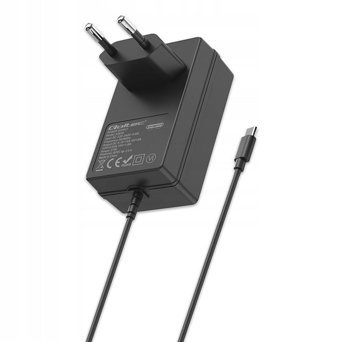2X Super FAST PD Charger for Raspberry PI 5 USB-C 27W 5.1V 5A Black Manufacturer code 51830