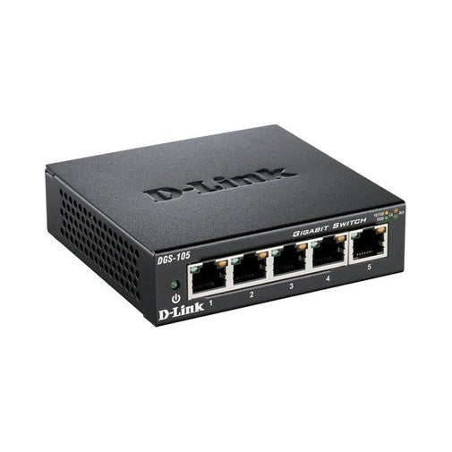 2X Switch D-Link 5p DGS-105 (5x10/100/1000Mbit)