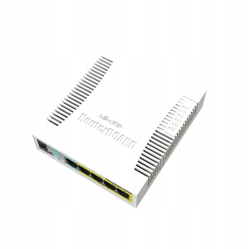 2X Switch MikroTik RB260GSP CSS106-1G-4P-1S 5x RJ45 SFP 4x Passive PoE Manufacturer MikroTik