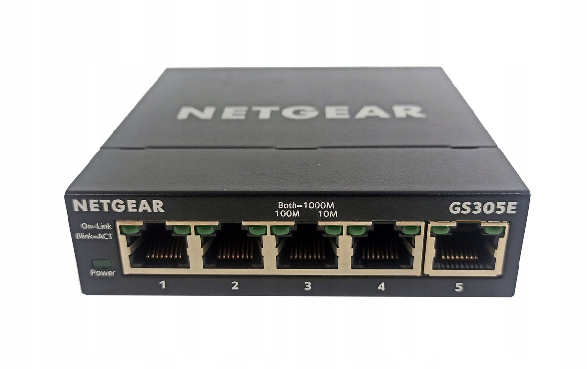 2X Switch Netgear 5p GS305E (5x10/100/1000Mbit)