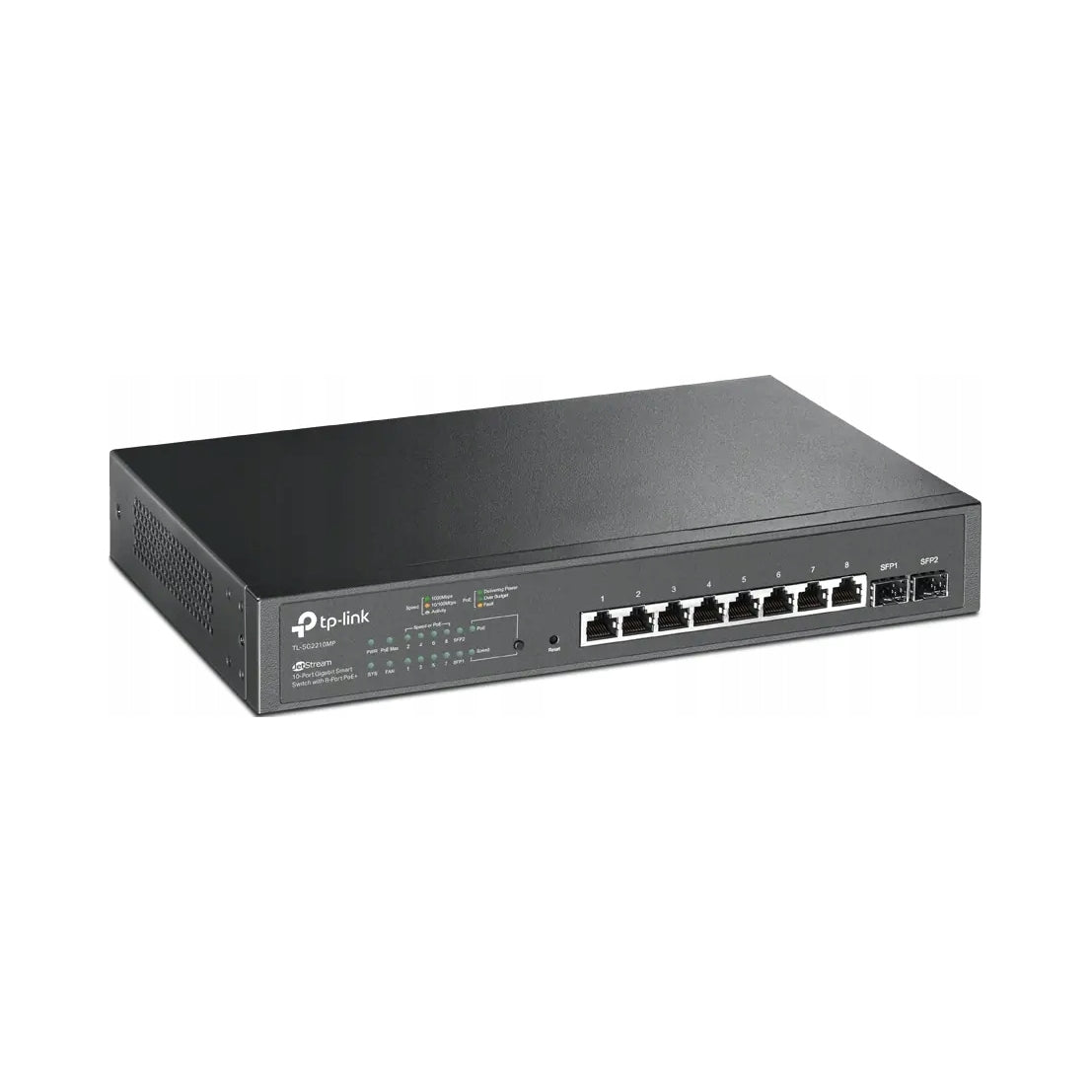 2X Switch TP-Link 10p TL-SG2210MP (8x10/100/1000Mbit 2xSFP, 8xPoE+)