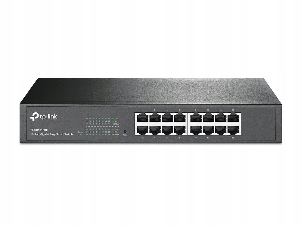 2X Switch TP-Link 16p TL-SG1016DE Rack (16x10/100/1000Mbit)