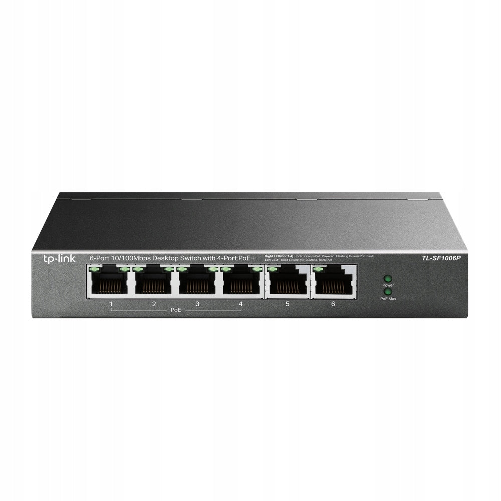 2X Switch TP-Link TL-SF1006P 6x10/100 4xPoE Manufacturer TP-Link